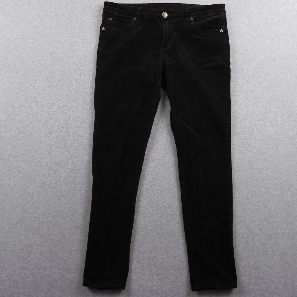 Kut From The Kloth Jeans Womens 10P Petite Diana Skinny Corduroy Stretch Brown